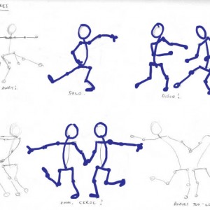 how to draw a stickman