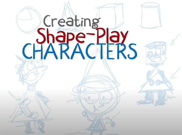 Draw Cartoons and Create Cartoon Characters (using Shape Play)