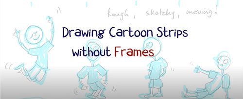 drawing cartoon strips