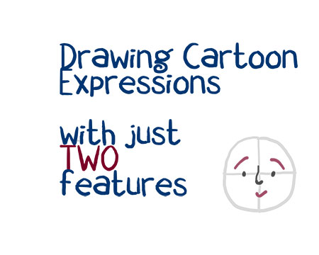 how to draw cartoon expressions