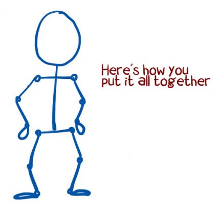 how to draw stick figures pdf